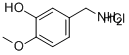 3-HYDROXY-4-METHOXYBENZYLAMINE HYDROCHLORIDE CAS#: 42365-68-4
