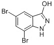 3-HYDROXY-5,7-DIBROMO 1H-INDAZOLE CAS#: 108961-61-1