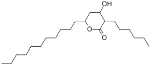 3-Hexyltetrahydro-4-hydroxy-6-undecyl-2H-pyran-2-one CAS#: 104801-96-9