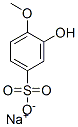 3-Hydroxy-4-methoxybenzenesulfonic acid sodium salt CAS#: 18436-49-2