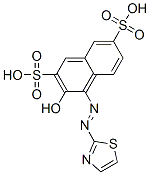 3-Hydroxy-4-[(thiazol-2-yl)azo]-2,7-naphthalenedisulfonic acid CAS#: 2172-27-2