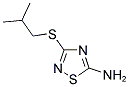 3-ISOBUTYLSULFANYL-[1,2,4]THIADIAZOL-5-YLAMINE CAS#: 215593-26-3