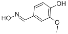 3-METHOXY-4-HYDROXY BENZALDEHYDE OXIME CAS#: 2874-33-1