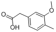 3-METHOXY-4-METHYLPHENYLACETIC ACID CAS#: 100861-38-9