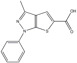 3-METHYL-1-PHENYL-1H-THIENO[2,3-C]PYRAZOLE-5-CARBOXYLIC ACID CAS#: 24086-27-9