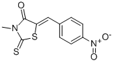 3-METHYL-5-[1-(4-NITRO-PHENYL)-METH-(Z)-YLIDENE]-2-THIOXO-THIAZOLIDIN-4-ONE CAS#: 28996-47-6