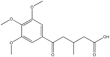 3-METHYL-5-OXO-5-(3,4,5-TRIMETHOXYPHENYL)VALERIC ACID CAS#: 101499-91-6