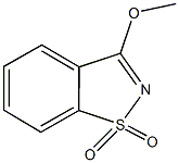 3-Methoxy-1,2-benzisothiazole 1,1-dioxide CAS#: 18712-14-6