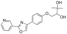 3-Methyl-1-[4-[2-(3-pyridinyl)oxazol-4-yl]phenoxy]-2,3-butanediol CAS#: 21059-65-4