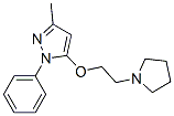 3-Methyl-1-phenyl-5-[2-(1-pyrrolidinyl)ethoxy]-1H-pyrazole CAS#: 15150-36-4