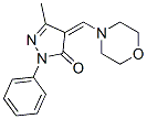 3-Methyl-4-(morpholinomethylene)-1-phenyl-2-pyrazolin-5-one CAS#: 15900-24-0