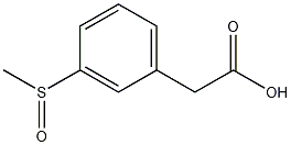 3-Methylsulfinylphenylacetic acid CAS#: 102773-06-8