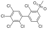 3-Methylsulfonyl-2,2',3',4',5,5'-hexachlorobiphenyl CAS#: 104086-18-2