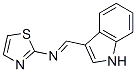 3-[N-(2-Thiazolyl)formimidoyl]-1H-indole CAS#: 22394-38-3