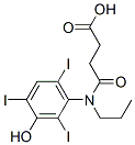 3-[[N-(3-Hydroxy-2,4,6-triiodophenyl)-N-propylamino]carbonyl]propionic acid CAS#: 10515-72-7