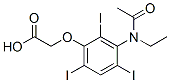[3-(N-Ethylacetylamino)-2,4,6-triiodophenoxy]acetic acid CAS#: 13080-22-3