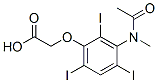 [3-(N-Methylacetylamino)-2,4,6-triiodophenoxy]acetic acid CAS#: 13080-24-5