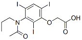 [3-(N-Propyl-N-acetylamino)-2,4,6-triiodophenoxy]acetic acid CAS#: 24340-10-1