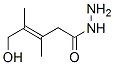 3-Pentenoic acid, 5-hydroxy-3,4-dimethyl-, hydrazide CAS#: 22937-01-5