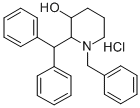 3-Piperidinol, 1-benzyl-2-(diphenylmethyl)-, hydrochloride CAS#: 19974-87-9