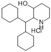 3-Piperidinol, 2-(dicyclohexylmethyl)-, hydrochloride CAS#: 19974-66-4