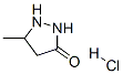 3-Pyrazolidinone, 5-methyl-, monohydrochloride CAS#: 10234-77-2