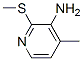 3-Pyridinamine, 4-methyl-2-(methylthio)- CAS#: 225941-99-1