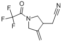 3-Pyrrolidineacetonitrile, 4-methylene-1-(trifluoroacetyl)- (9CI) CAS#: 220951-48-4