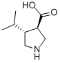 3-Pyrrolidinecarboxylicacid,4-(1-methylethyl)-,(3R,4R)-rel-(9CI) CAS#: 261896-36-0