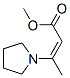 3-Pyrrolizino-2-butenoic acid methyl ester CAS#: 15424-17-6