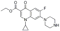 3-Quinolinecarboxylic acid, 1-cyclopropyl-6-fluoro-1,4-dihydro-4-oxo-7-(1-piperazinyl)-, ethyl ester CAS#: 105404-65-7