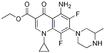 3-Quinolinecarboxylic acid, 5-aMino-1-cyclopropyl-6,8-difluoro-1,4-dihydro-7-(3-Methyl-1-piperazinyl)-4-oxo-, ethyl ester CAS#: 110871-98-2