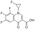 3-Quinolinecarboxylic acid, 6,7,8-trifluoro-1-(2-fluorocyclopropyl)-1,4-dihydro-4-oxo- CAS#: 105919-26-4