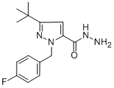 3-(TERT-BUTYL)-1-(4-FLUOROBENZYL)-1H-PYRAZOLE-5-CARBOHYDRAZIDE CAS#: 263762-14-7