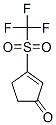 3-(TRIFLUOROMETHYLSULFONYL)CYCLOPENT-2-ENONE CAS#: 235746-96-0