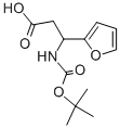 3-Tert-butoxycarbonylamino-3-furan-2-yl-propionic acid CAS#: 14676-03-0