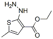 3-Thiophenecarboxylicacid,2-hydrazino-5-methyl-,ethylester(9CI) CAS#: 104680-42-4