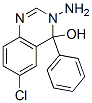 3-amino-6-chloro-3,4-dihydro-4-phenylquinazolin-4-ol CAS#: 27610-14-6