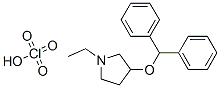 3-benzhydryloxy-1-ethyl-pyrrolidine perchlorate CAS#: 102584-45-2