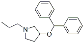 3-benzhydryloxy-1-propyl-pyrrolidine CAS#: 102239-19-0