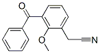 (3-benzoyl-2-methoxyphenyl)acetonitrile CAS#: 22071-33-6