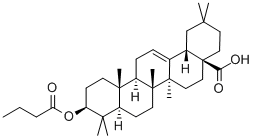 3-beta-Hydroxy-olean-12-en-28-oic acid butyrate CAS#: 107660-10-6