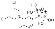 ((3-(bis(2-chloroethyl)amino)-4-methylphenyl)hydroxymethane)bisphosphonic acid CAS#: 106871-13-0