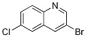 3-broMo-6-chloroquinoline CAS#: 13669-65-3