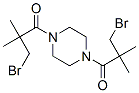 3-bromo-1-[4-(3-bromo-2,2-dimethyl-propanoyl)piperazin-1-yl]-2,2-dimet hyl-propan-1-one CAS#: 1760-15-2