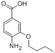 3-butoxy-4-aminobenzoic acid CAS#: 23442-22-0
