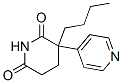 3-butyl-3-(4-pyridyl)piperidine-2,6-dione CAS#: 103284-44-2