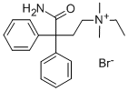 3-carbamoyl-3,3-diphenylpropyl(ethyl)dimethylammonium bromide CAS#: 115-51-5