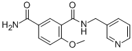 3-carbamyl-(3'-picolyl)-4-methoxy-1-benzamide CAS#: 108828-56-4
