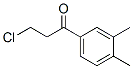 3-chloro-1-(3,4-dimethylphenyl)propan-1-one CAS#: 22422-23-7